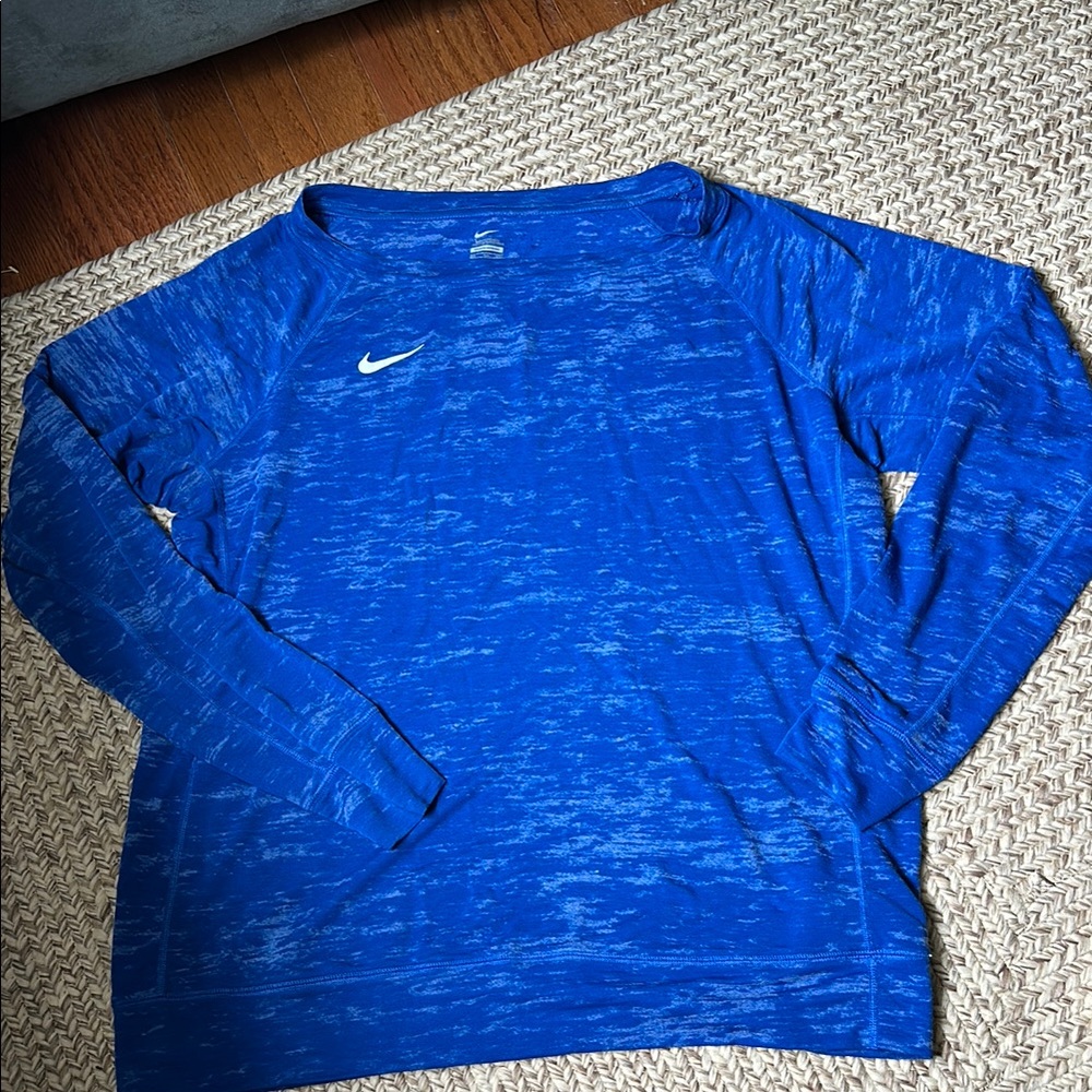 Nike Blue Long Sleeve Shirt